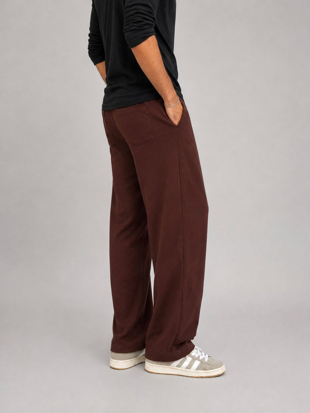 Chocolate Brown Baggy Sweatpants