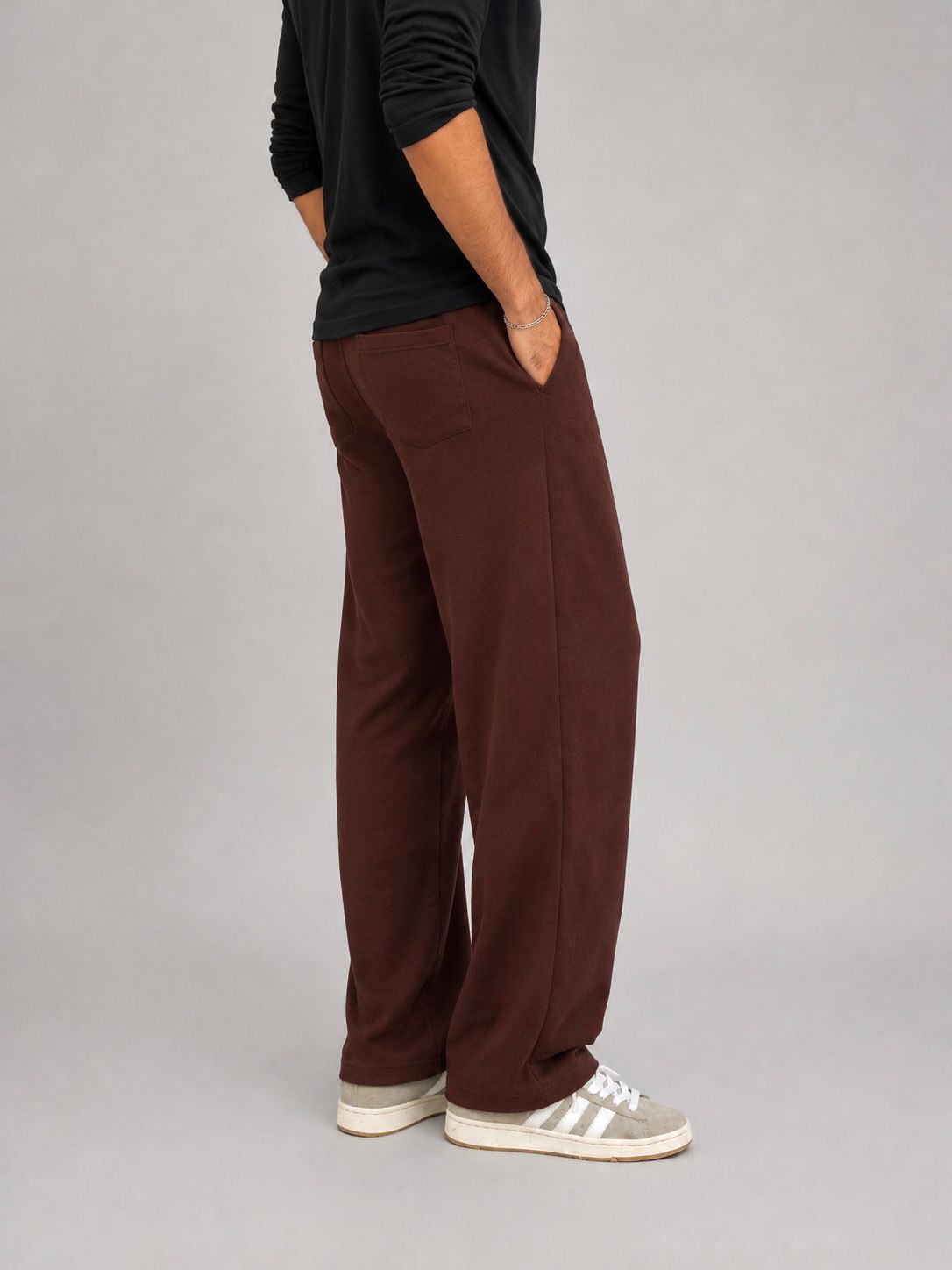 Chocolate Brown Baggy Sweatpants