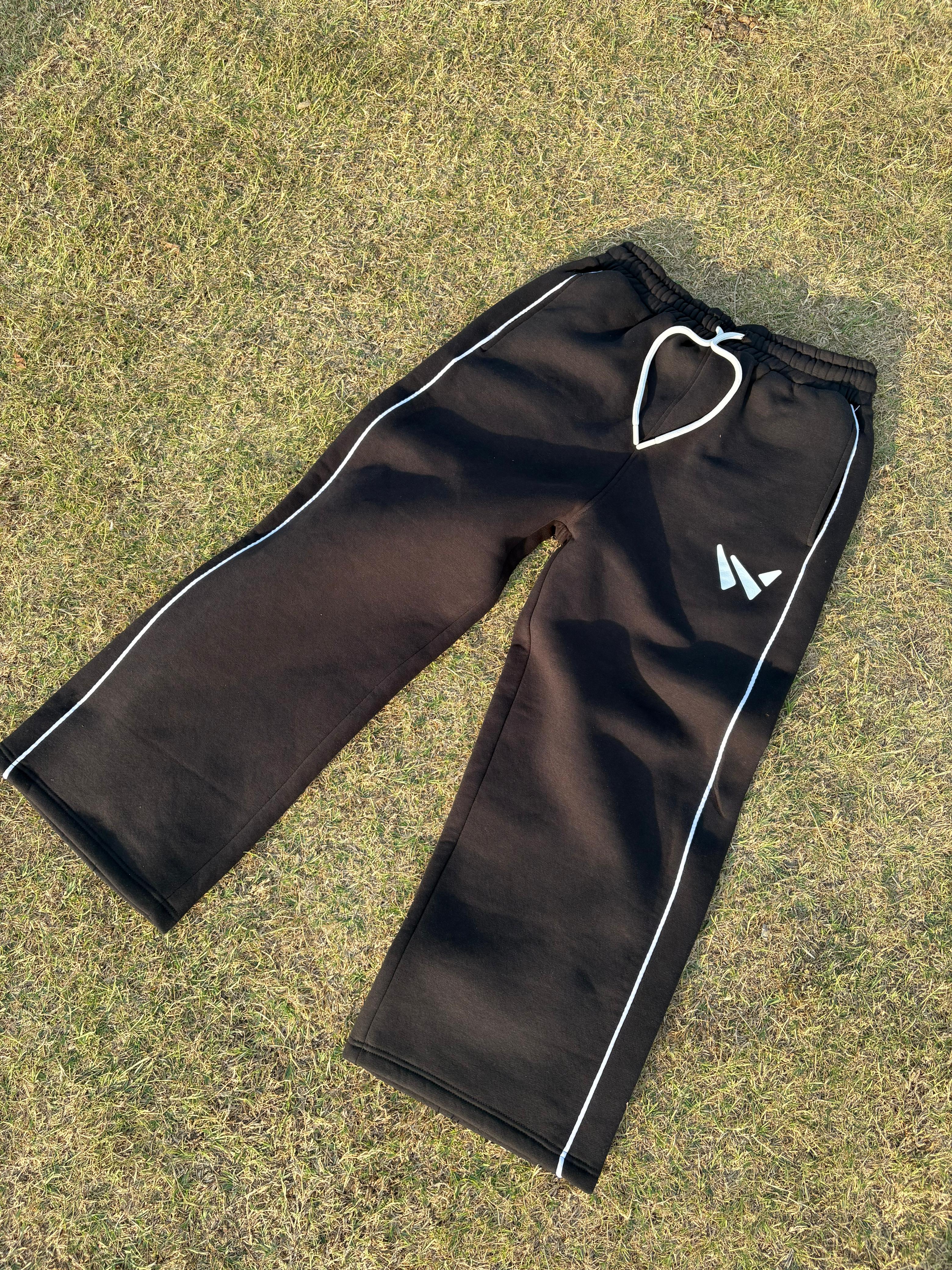 Black Wide Leg Sweatpants