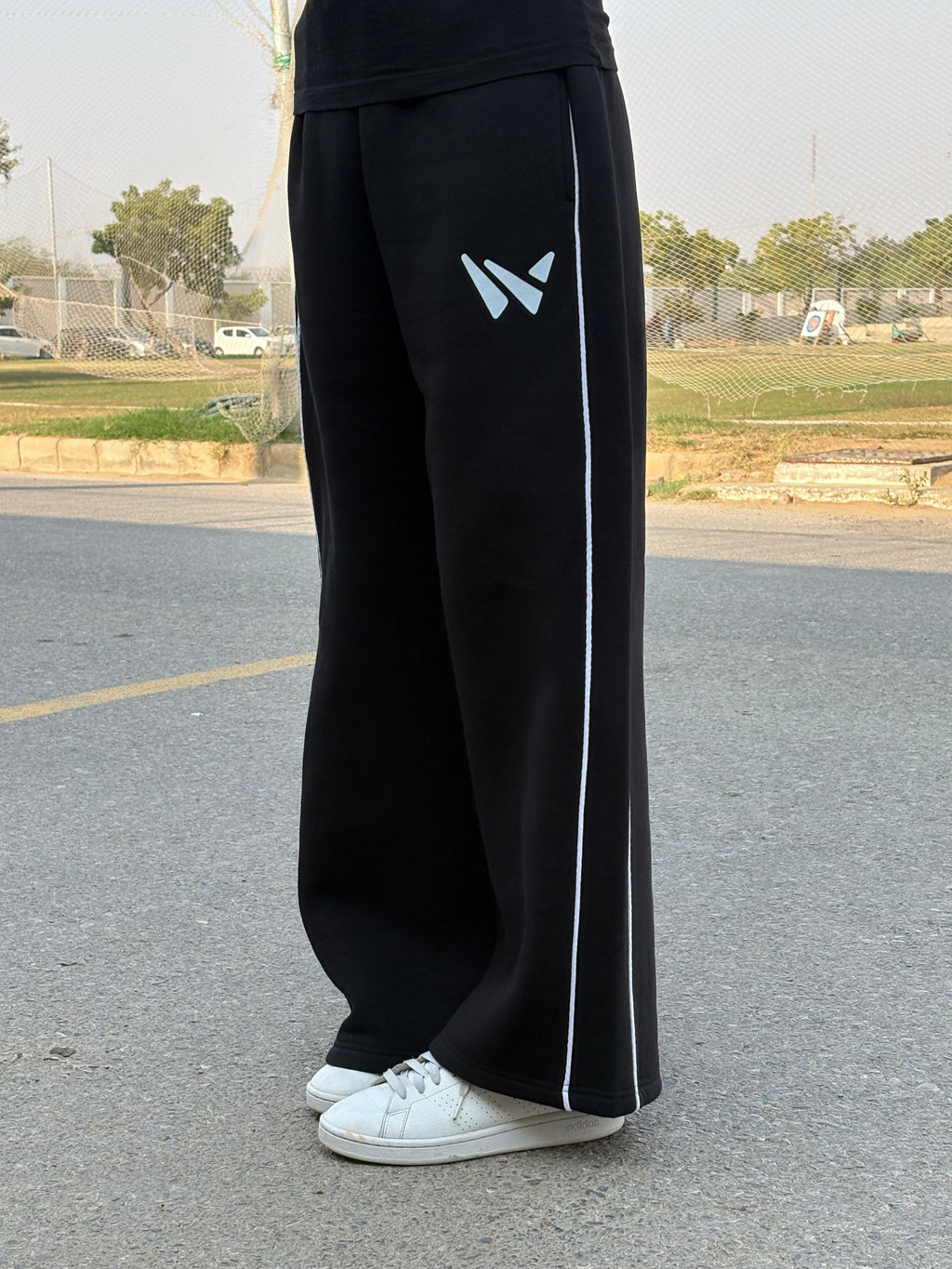 Black Wide Leg Sweatpants